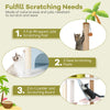 Multi-level cat tree with cozy condos, sisal scratching posts, and plush platforms for playful lounging and scratching.