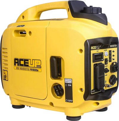 Aceup Energy AI1500S Generator 1200/1500W Gas Powered Inverter Quiet Low THD New