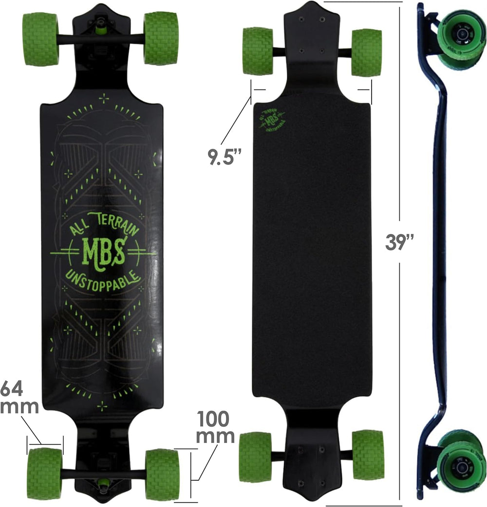 Atom 10001 MBS All-Terrain Drop Deck Longboard 39 Inch New
