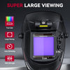 ARCCAPTAIN CozyCraft X200 welding helmet - super large viewing true color auto-darkening with LED light graphic