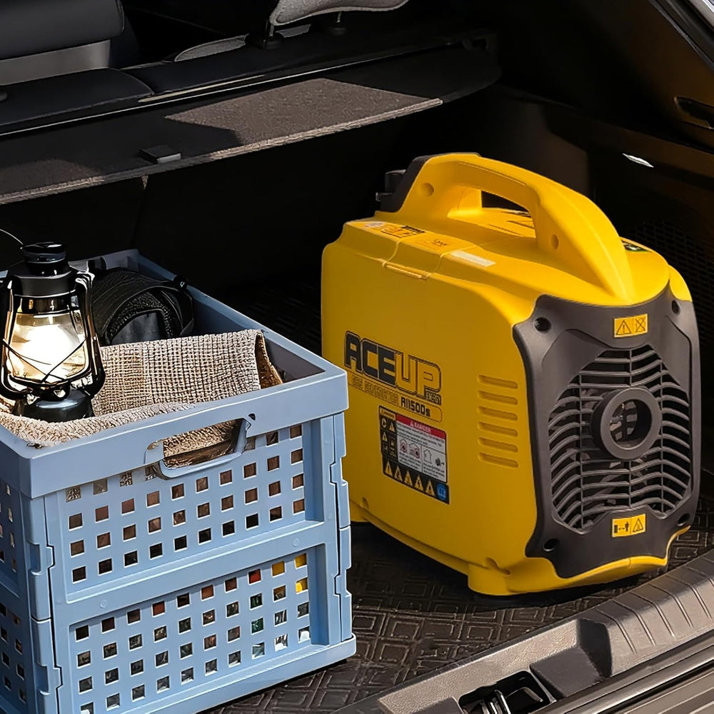 Aceup Energy AI1500S Generator 1200/1500W Gas Powered Inverter Quiet Low THD New