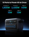 Anker SOLIX C2000 Gen 2 Portable Power Station 2048Wh 2400W LiFePO4 New