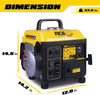 Aceup Energy AG1200 Generator 900/1200W Gas Powered 2-Stroke Ultralight CARB New
