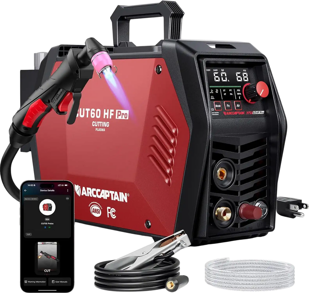 ARCCAPTAIN CUT60PRO HF Plasma Cutter APP Control 120/240V Plasma Cutter Machine
