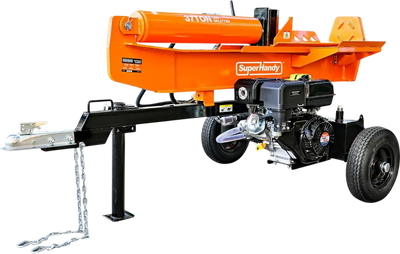 Super Handy GUT200 Log Splitter 37 Ton Full Beam Vertical/Horizontal 389cc Gas Towable New