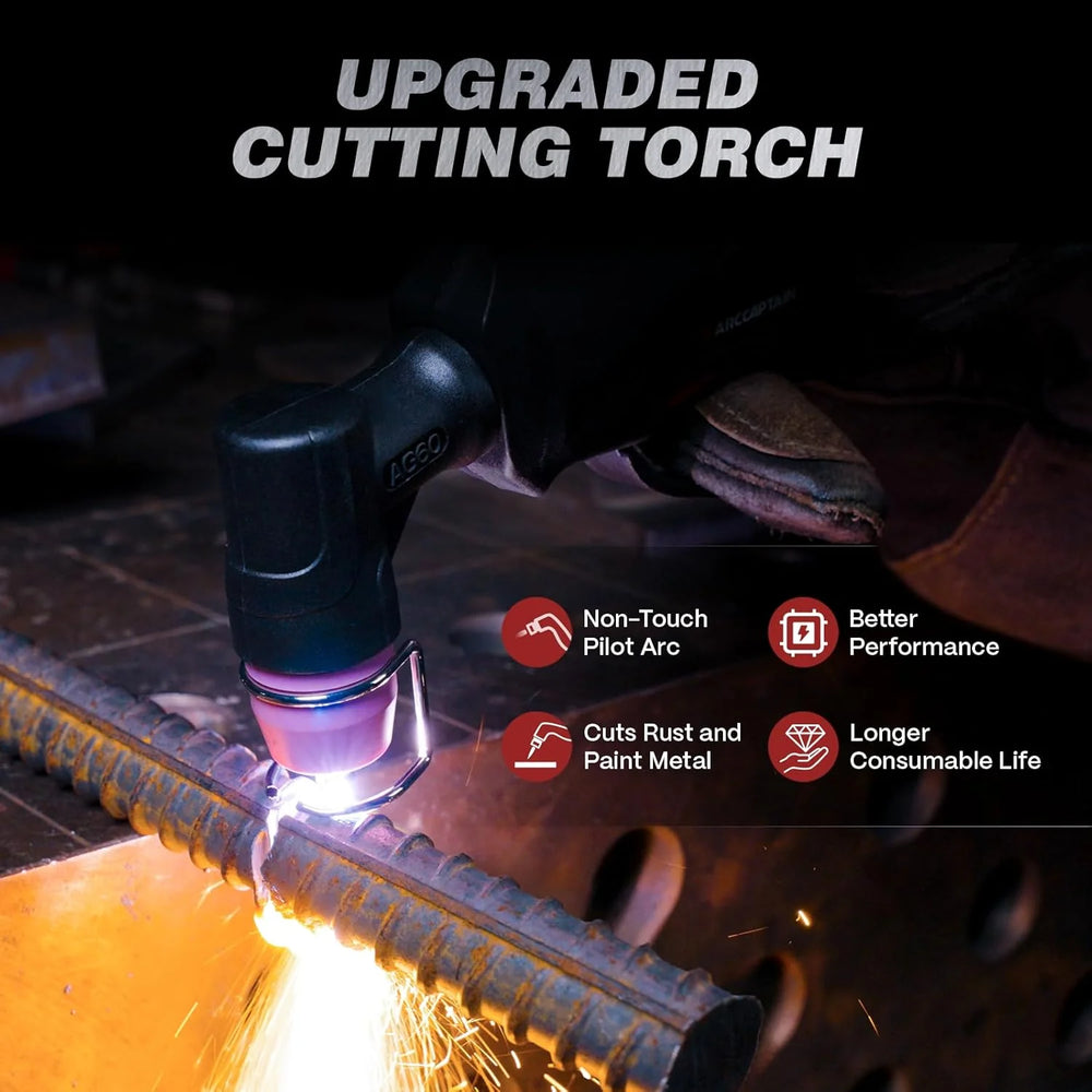 Arccaptain CUT60 HF Plasma Cutter Non-Touch Pilot Arc 60A Dual Voltage 110/220V New