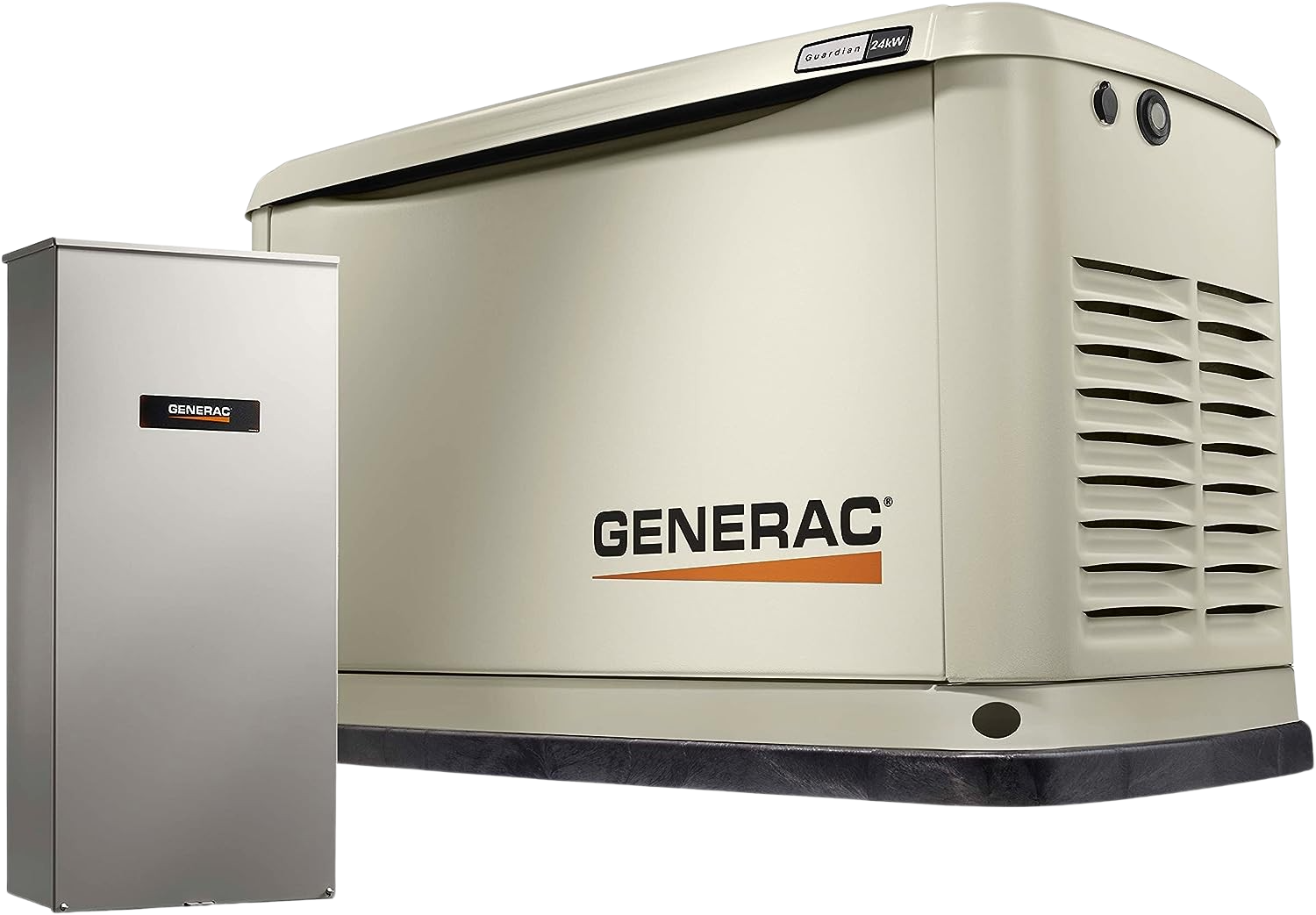 Generac 7210 Guardian 24kW Standby Generator WiFi w/ 200 Amp Automatic Transfer Switch Scratch & Dent