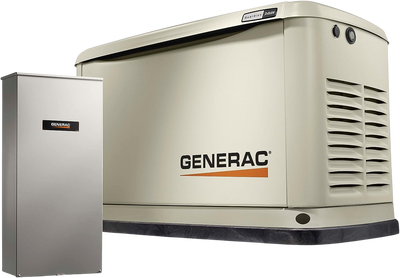 Generac 7210 Guardian 24kW Standby Generator WiFi w/ 200 Amp Automatic Transfer Switch New