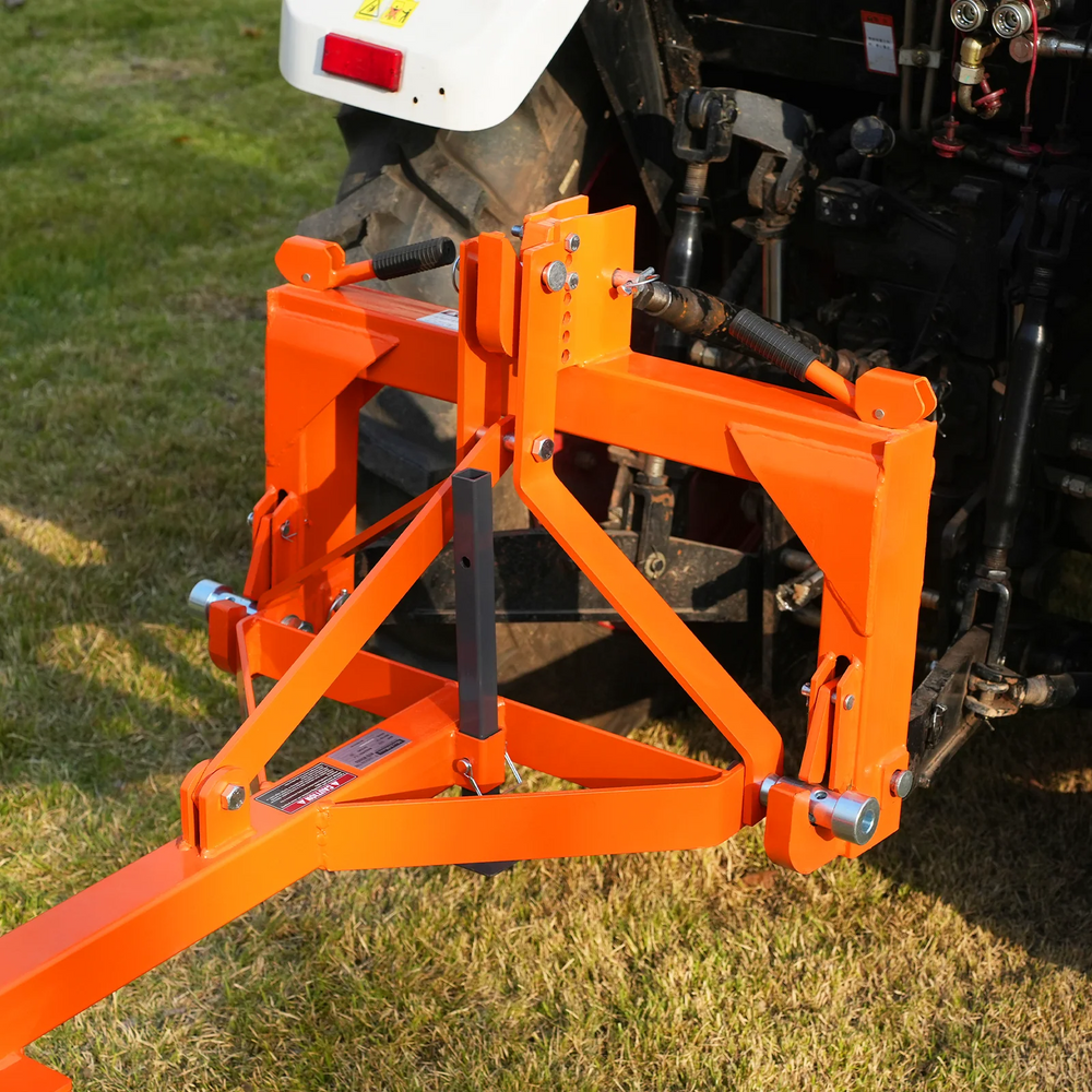 72" Landscape Rake with 36 Tines 3 Point Hitch Tractor Attachment,  LR72
