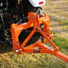 72" Landscape Rake with 36 Tines 3 Point Hitch Tractor Attachment,  LR72