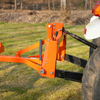 84" Landscape Rake with 42 Tines 3 Point Hitch Tractor Attachment,  LR84