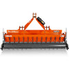 72" Heavy Duty Soil Pulverizer,  Single Spiked Roller,  25 Shanks,  Category 1 and 2,  3 Point Hitch Tractor Attachment,  TSP72