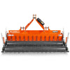 72" Heavy Duty Soil Pulverizer,  Double Spiked Roller,  25 Shanks,  Category 1 and 2,  3 Point Hitch Tractor Attachment,  TSP72D