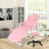 73 Inch Facial Chair Set with Removable Headrest Detachable Armrests and Towel Rack-Pink - Gallery View 1 of 10