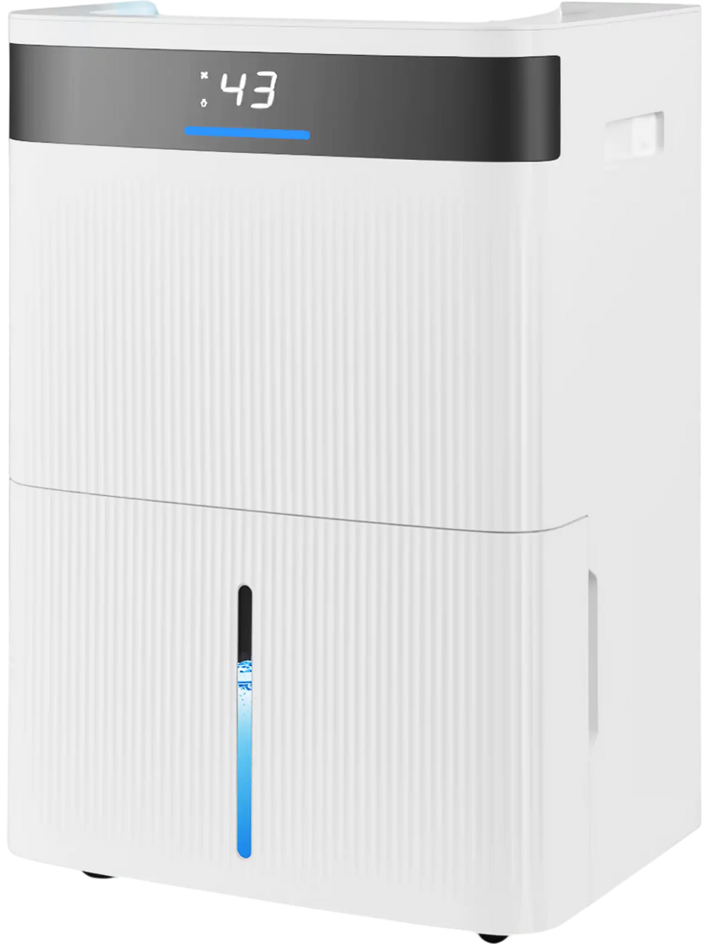 74 pints dehumidifier in white with smart touch control, 3 modes, and large water tank for home use up to 4500 sq. ft.