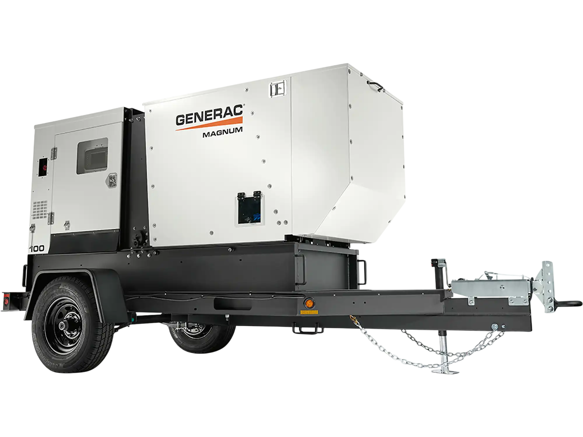 Generac Magnum Mobile Generator 100kVA 80kW Diesel John Deere Engine Towable MDG100DF4 New
