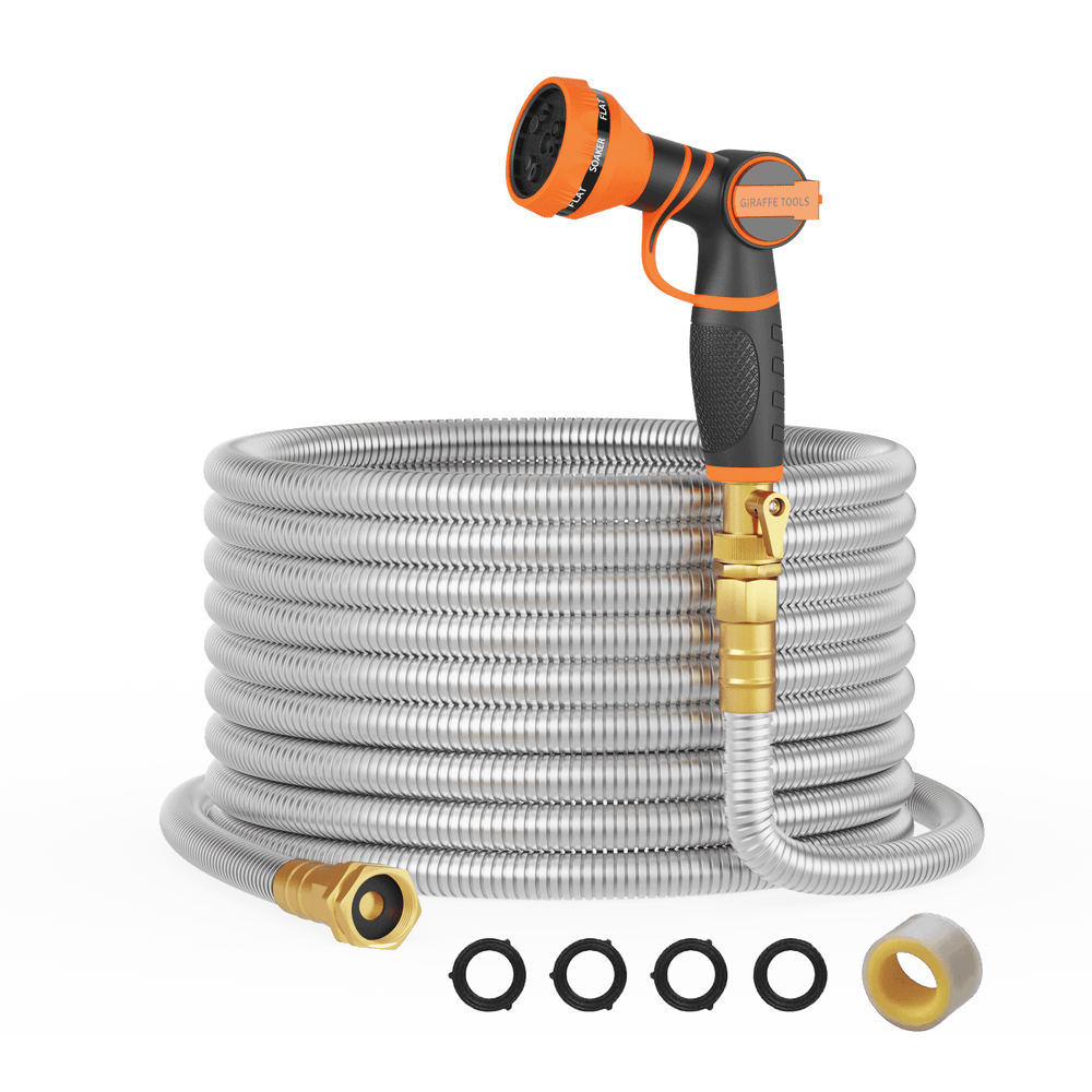 Giraffe Tools Stainless Steel Water Hose 5/8" - New