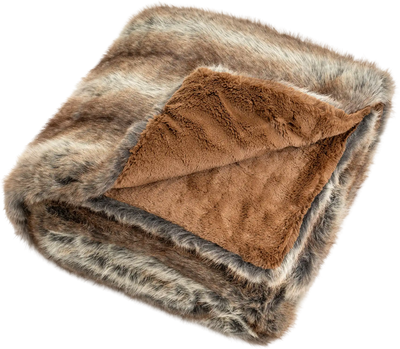 Costway Luxury Faux Fox Fur Throw Blanket Plush Fuzzy Sofa 53269976 New