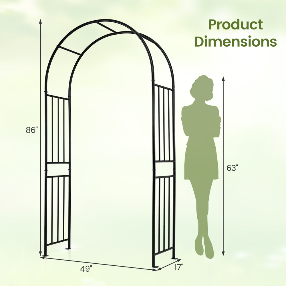 7.2 Feet Garden Decoration Climbing Plants Arch - Gallery View 5 of 10