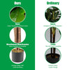 4 feet artificial fiddle leaf fig tree with natural trunks and leaves, perfect for indoor or outdoor decoration.