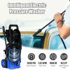 Electric pressure washer with 2030 PSI, 1800W motor, and adjustable spray wand for versatile cleaning tasks.