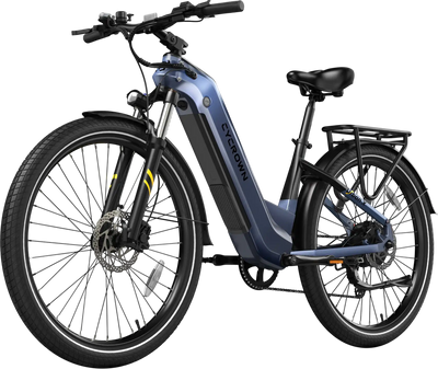Cycrown Urban X Electric Bike Commuter Step-Through 90 Mile Range 28 MPH 1000W New