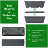 5-tier raised garden bed made of durable PP material with drainage system, perfect for growing flowers and vegetables.