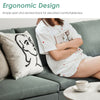 Convertible L-shaped sectional sofa in green with slanted back and soft linen fabric for modern comfort in small spaces.