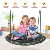 40-inch flying saucer tree swing with adjustable ropes, sturdy construction, and comfortable foam for outdoor play.