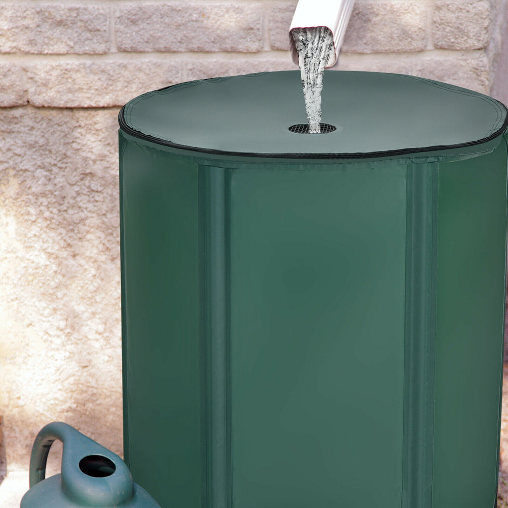 60 Gallon Portable Collapsible Rain Barrel Water Collector for Watering - Gallery View 6 of 10