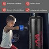 Kids boxing set featuring a punch bag and gloves, designed for fitness and skill development for children over 5 years.