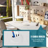 48 Inch Universal 1 Piece Office Tabletop for Standard and Sit to Stand - Gallery View 5 of 9