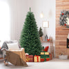 6/7/8 FT Artificial Christmas Tree with 568/830/1182 Branch Tips and 200/250/400 Warm White LED Lights-L - Gallery View 1 of 9