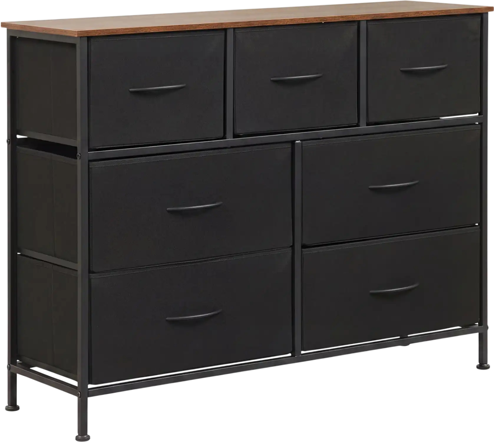 Costway 7-Drawer Wide Bedroom Fabric Dresser 59224436 New