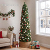 7 FT Artificial Pine Xmas Tree with 446 Full Branch Tips and Realistic Pine Needles - Gallery View 1 of 10