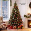 7 FT Artificial Christmas Tree with 1200 Full Branch Tips and Folding Metal Stand - Gallery View 1 of 10