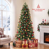 7 FT Pre-Lit Artificial Christmas Tree with Globe LED Lights - Gallery View 1 of 10