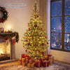 7 FT Pre-Lit Artificial Christmas Tree with 250/290/330 Warm White LED Lights - Gallery View 1 of 11