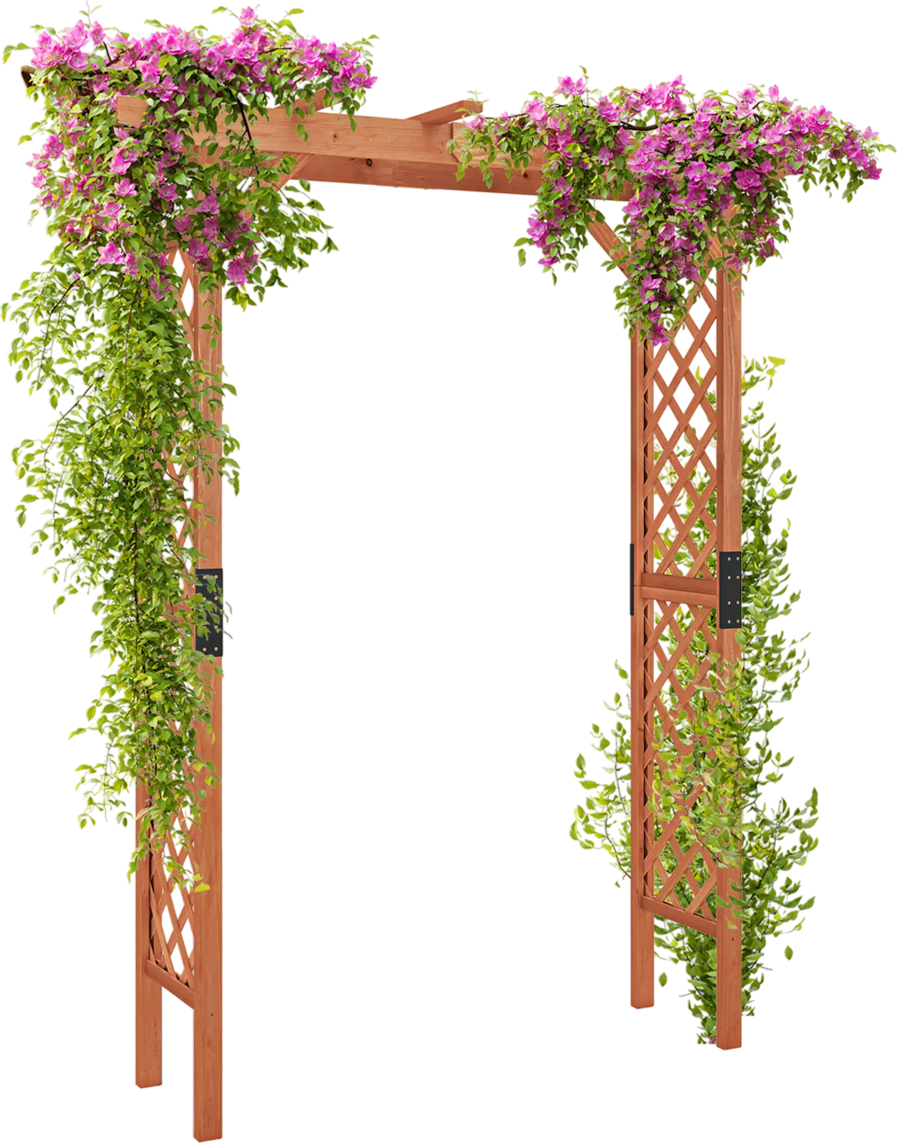 7 Feet Garden Wooden High Arbor Arch Plant Pergola