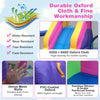 7-in-1 kids inflatable bounce house with slide, featuring durable 420D Oxford cloth and mesh walls for safety and.