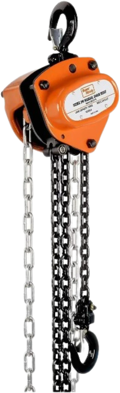 Super Handy GUT011 Aluminum Alloy 1/2 Ton Capacity Chain Operated Hoist New