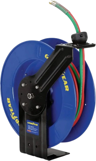 Goodyear Oxy-Acetylene Welding Hose Reel Twin 1/4