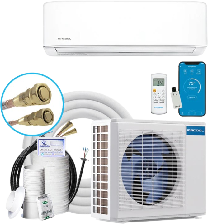 MRCOOL Ductless Mini-Split Air Conditioner & Heater DIY Complete System 24K BTU 208-230V/60Hz 4th Gen New