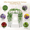 Birdcage shape garden arbor in vintage bronze, ideal for climbing plants and outdoor decorations, featuring a sturdy.