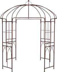 8.4 x 7 Feet Wide Birdcage Shape Garden Arbor