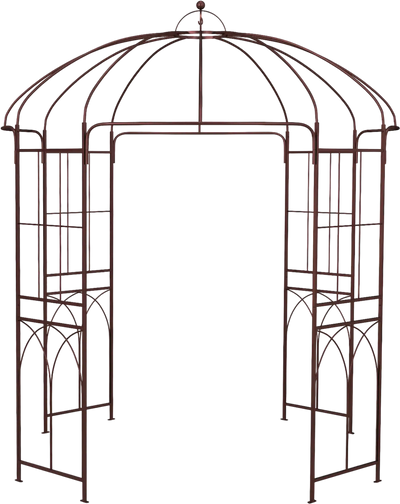 Costway 8.4 x 7' Wide Birdcage Shape Garden Arbor 42198573 New