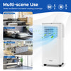 8000 BTU portable air conditioner with remote control, ideal for living rooms, bedrooms, and offices for versatile.