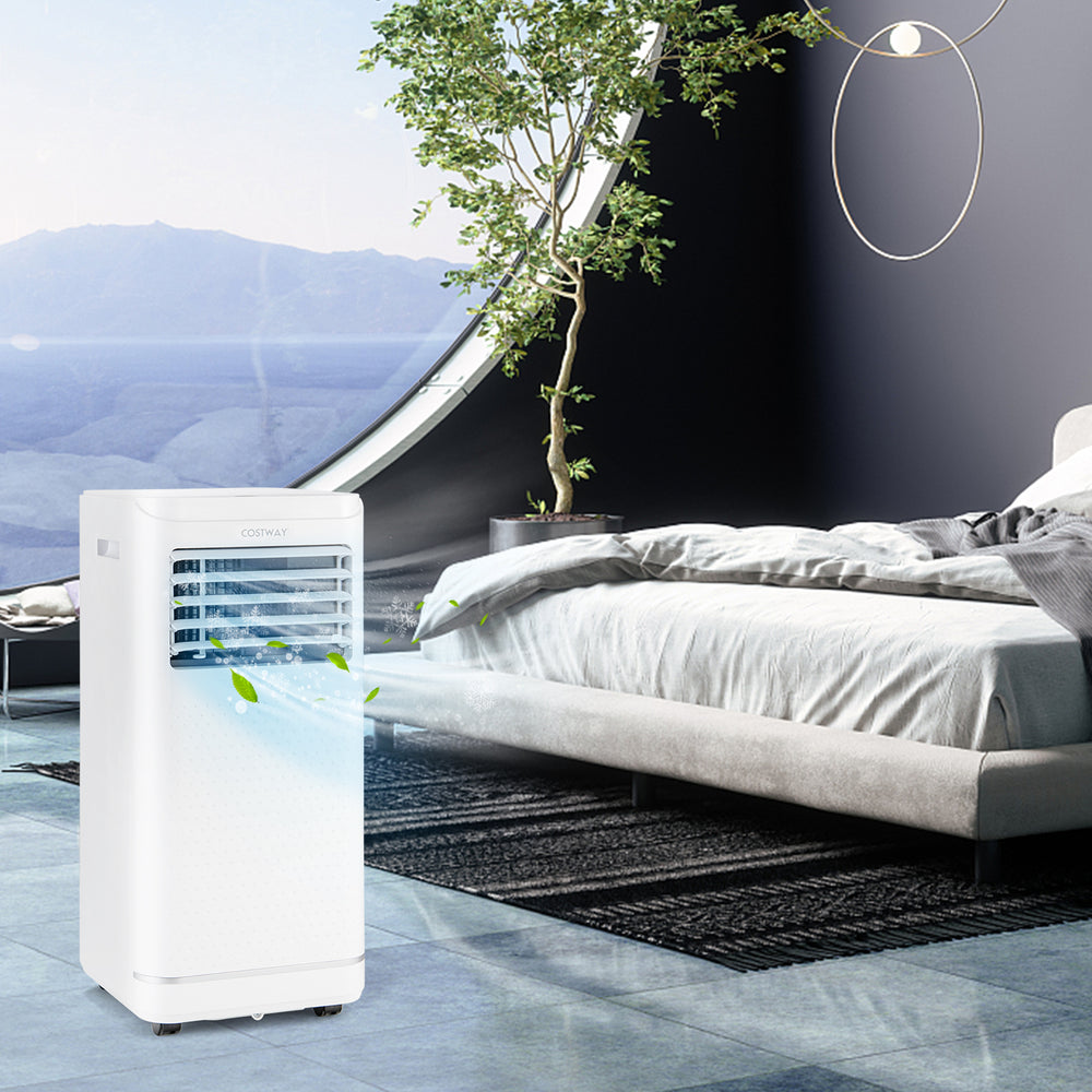 8000 BTU Portable Air Conditioner with Dehumidifier and Fan Mode - Gallery View 1 of 13