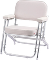 Vevor Deck Chair Folding Seat with Aluminum Alloy Frame Non-Slip Foot Pads New