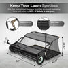 Dapper Supply Lawn Sweeper 42" Tow-Behind with 25 Cu. Ft. Hopper Bag New